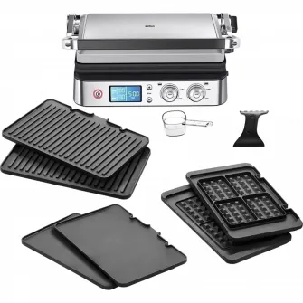 Gratar electric Braun CG 9047, 2000W, Negru | Otel inoxidabil