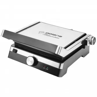 Gratar electric Polaris PGP1902, 2000W, Argintiu