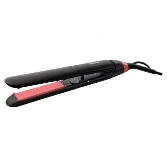 Hair Straighteners Philips BHS376/00 , 40W, Ceramic coating, suitable for hair curling, swivel cord, automatic shut-off, display  28х100mm plate,  heats up to 230?С, 6 temperature settings, black