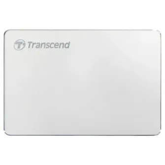 HDD portabil extern Transcend StoreJet 25C3S,  2 TB, Argintiu (TS2TSJ25C3S)