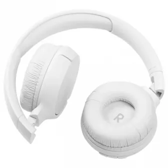 Headphones  Bluetooth  JBL T510BT, White, On-ear