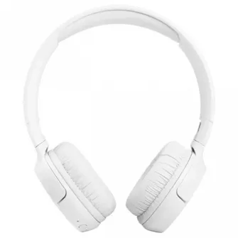 Headphones  Bluetooth  JBL T510BT, White, On-ear