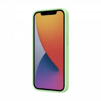Husa Nillkin iPhone 13 Pro, CamShield Silky Silicone, Mint Green