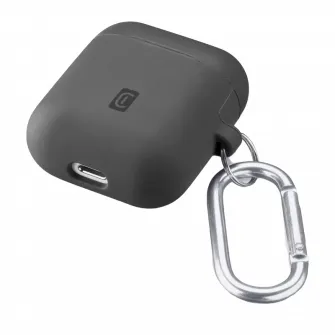 Husa pentru Airpods Cellularline Bounce - AirPods 1  2, Negru