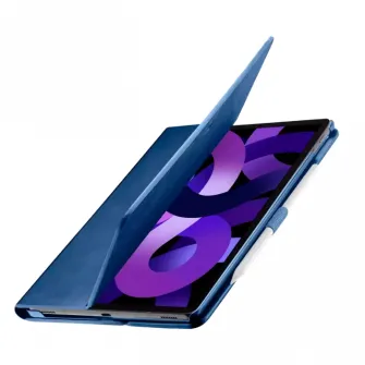 Husa pentru tableta Cellularline iPad Air 10.9/Pro 11, 10,9, Piele artificiala, Albastru