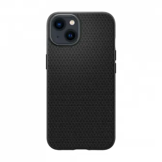 Husa Spigen iPhone 13, Liquid Air, Negru mat