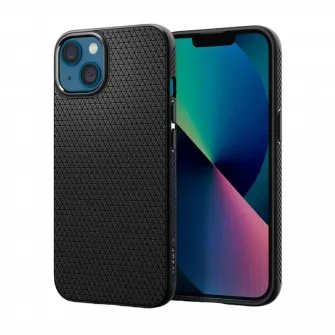 Husa Spigen iPhone 13 mini, Liquid Air, Negru mat