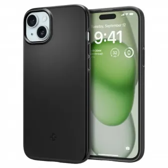 Husa Spigen iPhone 15 Plus Thin Fit, Negru