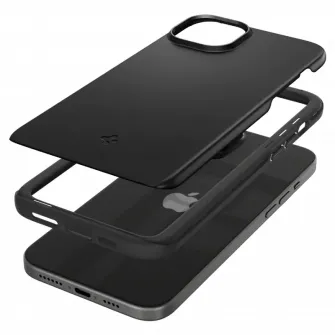 Husa Spigen iPhone 15 Plus Thin Fit, Negru