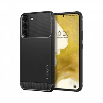 Husa Spigen Samsung S22, Rugged Armor, Negru mat