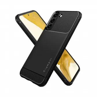 Husa Spigen Samsung S22, Rugged Armor, Negru mat