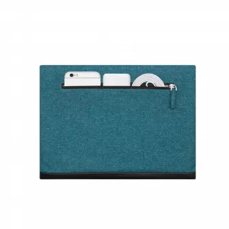 Husa universala pentru Laptop RivaCase Lantau, Pana la 13, Poliester, Aquamarine