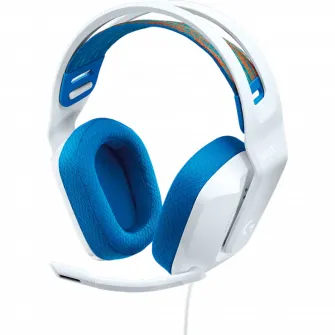 Игровая Гарнитура Logitech G335, Проводной аналоговый, Белый