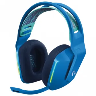 Игровая Гарнитура Logitech G733, Беспроводной/C проводом, Синий