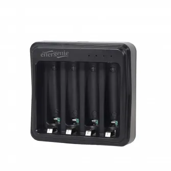 Incarcator Acumulatori Gembird BC-USB-03, Negru