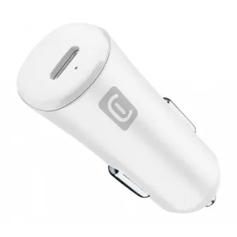 Incarcator auto Cellularline USB-C, 20W, Alb