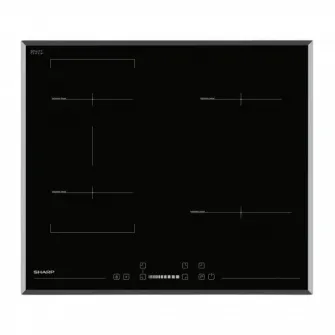 Индукционная варочная панель Sharp KH6I27CS00EU, Чёрный