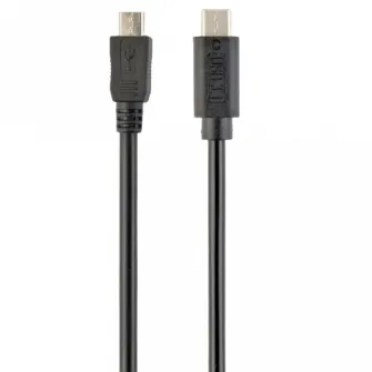 Кабель для зарядки и синхронизации Cablexpert CCP-USB2-mBMCM-6, USB Type-C (M)/micro-USB, 1,8м, Чёрный