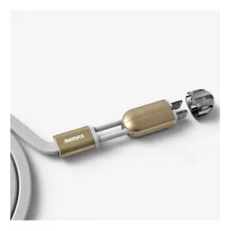 Кабель для зарядки и синхронизации Remax RC-025t, USB Type-A/lightning, micro USB , 1м, Белый