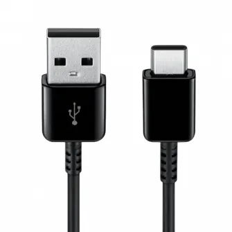 Кабель для зарядки и синхронизации Samsung Type-A/Type-C USB Cable, USB Type-C (M)/Type-C, 1,5м, Чёрный