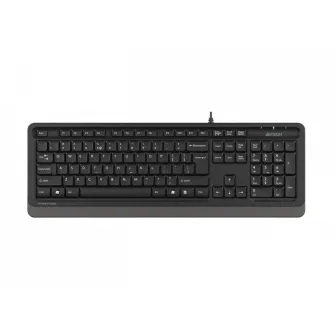 Клавиатура A4Tech FK10, Проводное, Чёрный/Серый