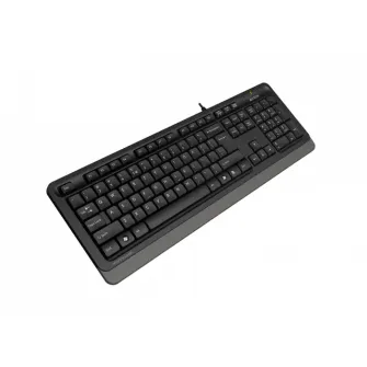 Клавиатура A4Tech FK10, Проводное, Чёрный/Серый