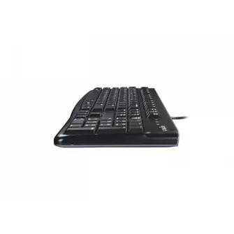 Keyboard Logitech K120 OEM, Thin profile, Quiet typing, Spill-resistant, Black, USB