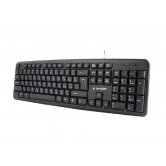 Клавиатура Gembird KB-U-103-RU, Проводное, Чёрный