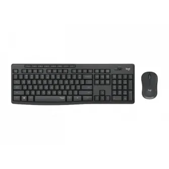 Клавиатура и мышь Logitech MK295, Беспроводное, Чёрный