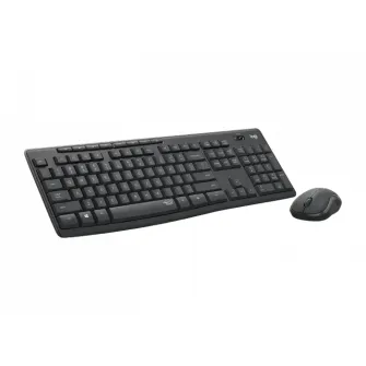 Клавиатура и мышь Logitech MK295, Беспроводное, Чёрный