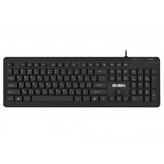 Клавиатура SVEN KB-E5700H, Проводное, Чёрный