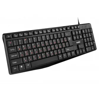 Клавиатура SVEN KB-S305, Проводное, Чёрный