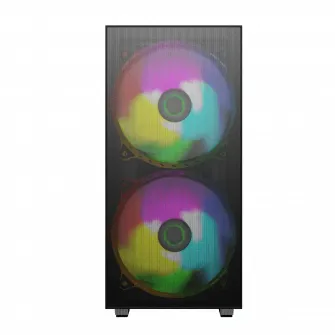 Компьютерный корпус Gamemax Aero, Midi-Tower, Без блока питания, Чёрный