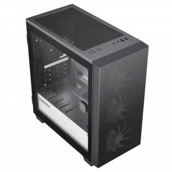 Компьютерный корпус Gamemax Aero Mini ECO, Micro-ATX, Без блока питания, Чёрный