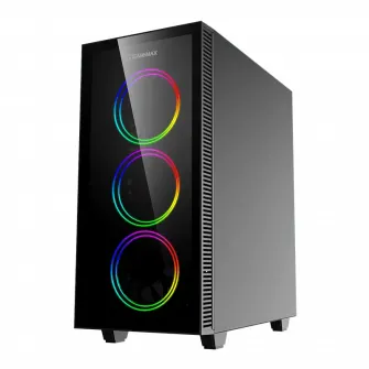 Компьютерный корпус Gamemax Draco XD, Midi-Tower, Без блока питания, Чёрный