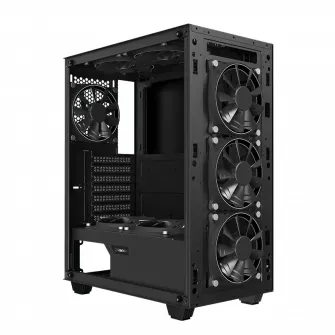 Компьютерный корпус Gamemax Draco XD, Midi-Tower, Без блока питания, Чёрный