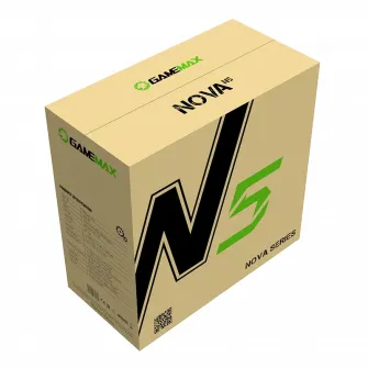 Компьютерный корпус Gamemax Nova N5, Midi-Tower, Без блока питания, Чёрный