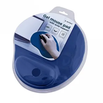Коврик для мыши Gembird MP-GEL-B, 240мм x 220мм, Синий