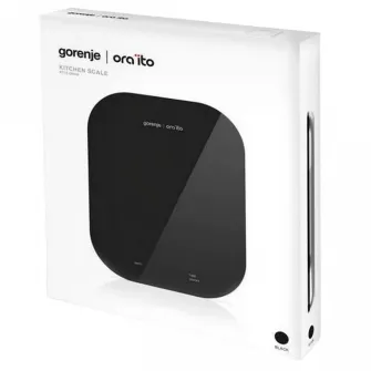 Кухонные весы электронные Gorenje Ora ito KT10 ORAB, Чёрный
