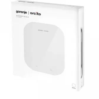 Кухонные весы электронные Gorenje Ora ito KT10 ORAW, Белый