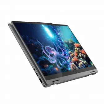Laptop 14'' Lenovo Yoga 7 2-in-1 14ILL10, Luna Grey, Intel Core Ultra 7 256V, 16GB/512GB, Fara SO