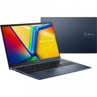 Laptop 15,6'' ASUS Vivobook 15 M1502YA, Quiet Blue, AMD Ryzen 7 5825U, 16GB/512GB, Fara SO