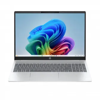 Laptop 16'' HP OmniBook 5 Laptop AI 16, Glacier Silver, Intel Core Ultra 7 255U, 16GB/1024GB, FreeDOS
