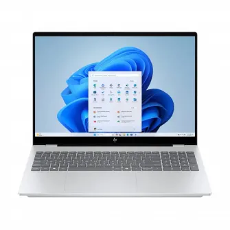 Laptop 16'' HP OmniBook 7 16, Glacier Silver, Intel Core Ultra 7 255H, 32GB/1024GB, Windows 11 Home