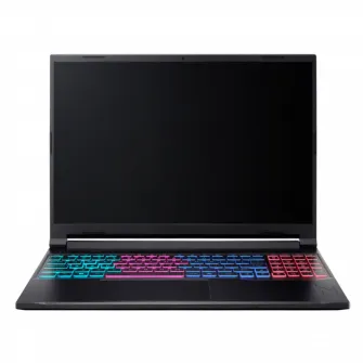 Laptop Gaming 16'' Acer Nitro V 16S AI ANV16S-41, Obsidian Black, AMD Ryzen 7 260, 32GB/1024GB, Linux eShell