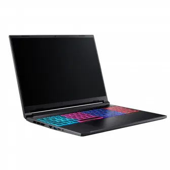 Laptop Gaming 16'' Acer Nitro V 16S AI ANV16S-41, Obsidian Black, AMD Ryzen 7 260, 32GB/1024GB, Linux eShell