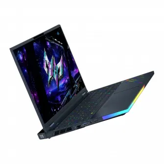 Laptop Gaming 16'' Acer Predator Helios 16 AI PH16-73, Abyssal Black, Intel Core Ultra 9 275HX, 32GB/1024GB, Linux eShell