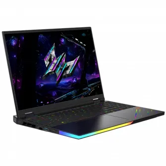 Laptop Gaming 16'' Acer Predator Helios 16 AI PH16-73, Abyssal Black, Intel Core Ultra 9 275HX, 32GB/1024GB, Linux eShell
