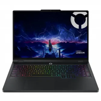 Laptop Gaming 16'' Lenovo Legion Pro 5 16IRX10, Eclipse Black, Intel Core i9-14900HX, 32GB/1024GB, Fara SO
