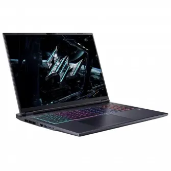 Laptop Gaming 18'' Acer Predator Helios Neo 18 AI PHN18-72, Abyssal Black, Intel Core Ultra 9 275HX, 32GB/1024GB, Linux eShell